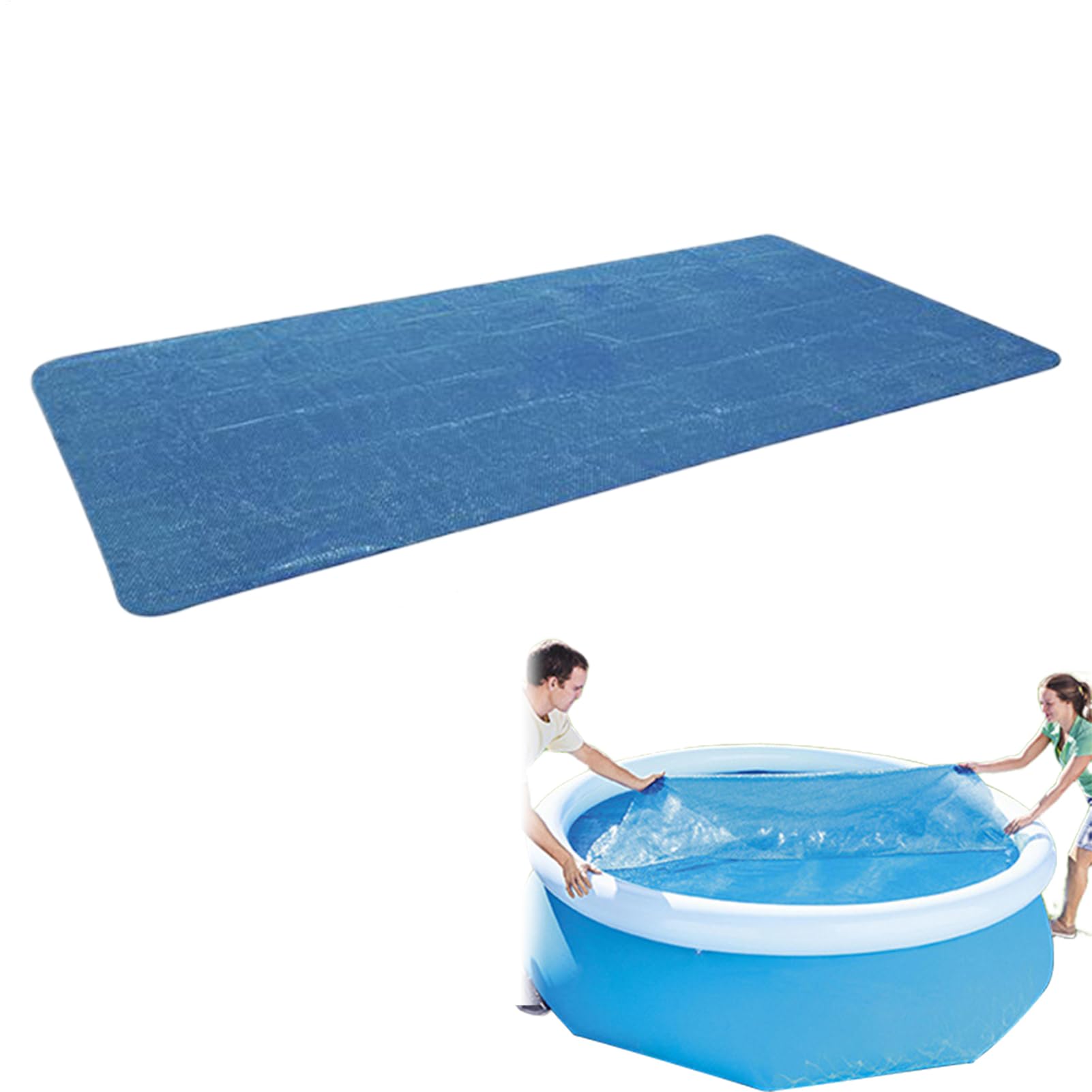 Couverture solaire pour piscine enterrée chauffante et bâche isolante étanche pour spa d'été