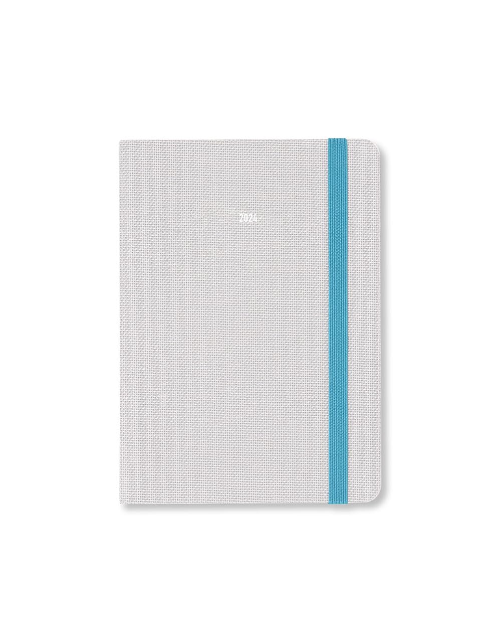 Letts Raw A6 week to view 2024 diary - grey