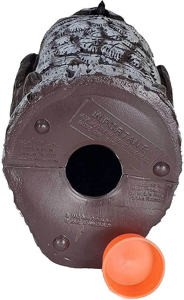 Gardeneer By Dalen RHO4 Natural Enemy Scarecrow Rotating Head Owl, Brown, 17.75-inches tall, Multi : Bird Repellents : Garden & Outdoor