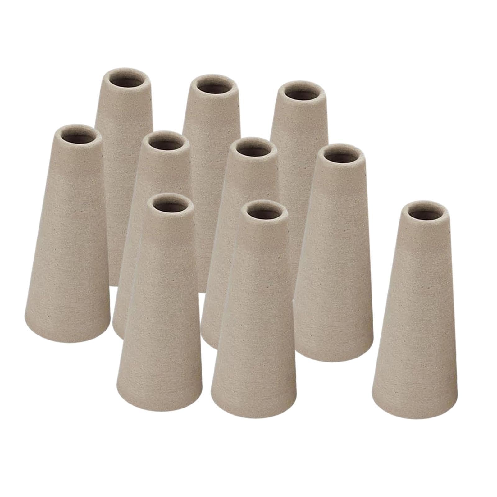10 Pieces of Wool Winding Tubes, Yarn Cone Holders, Craft Supplies, DIY Household Yarn Winding Tubes for Cords, Ribbons, Handicrafts, 4.6cm inner diameter