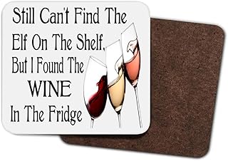 I found The Wine In The Fridge Hardboard Coaster, Hardboard Coaster, Wine Coaster, Novelty Coaster, Funny Wine Mat, Wine