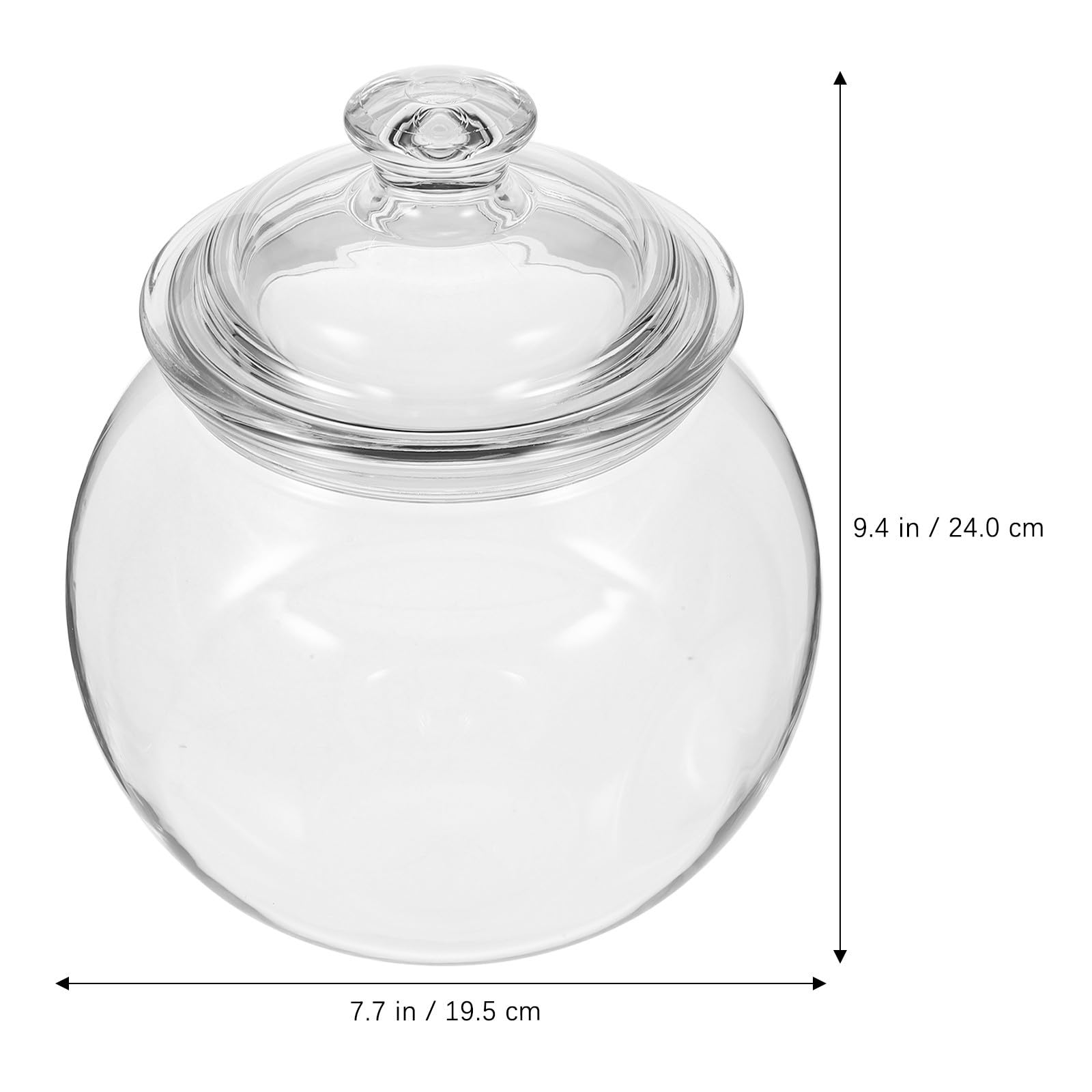 COLLBATH Tarro de Plástico para Almacenar Alimentos 3.2l PC Hermético | Café y Té, Uso en Cocina y Hogar, Conserva Frescura, Diseño Transparente, Fácil de Transportar
