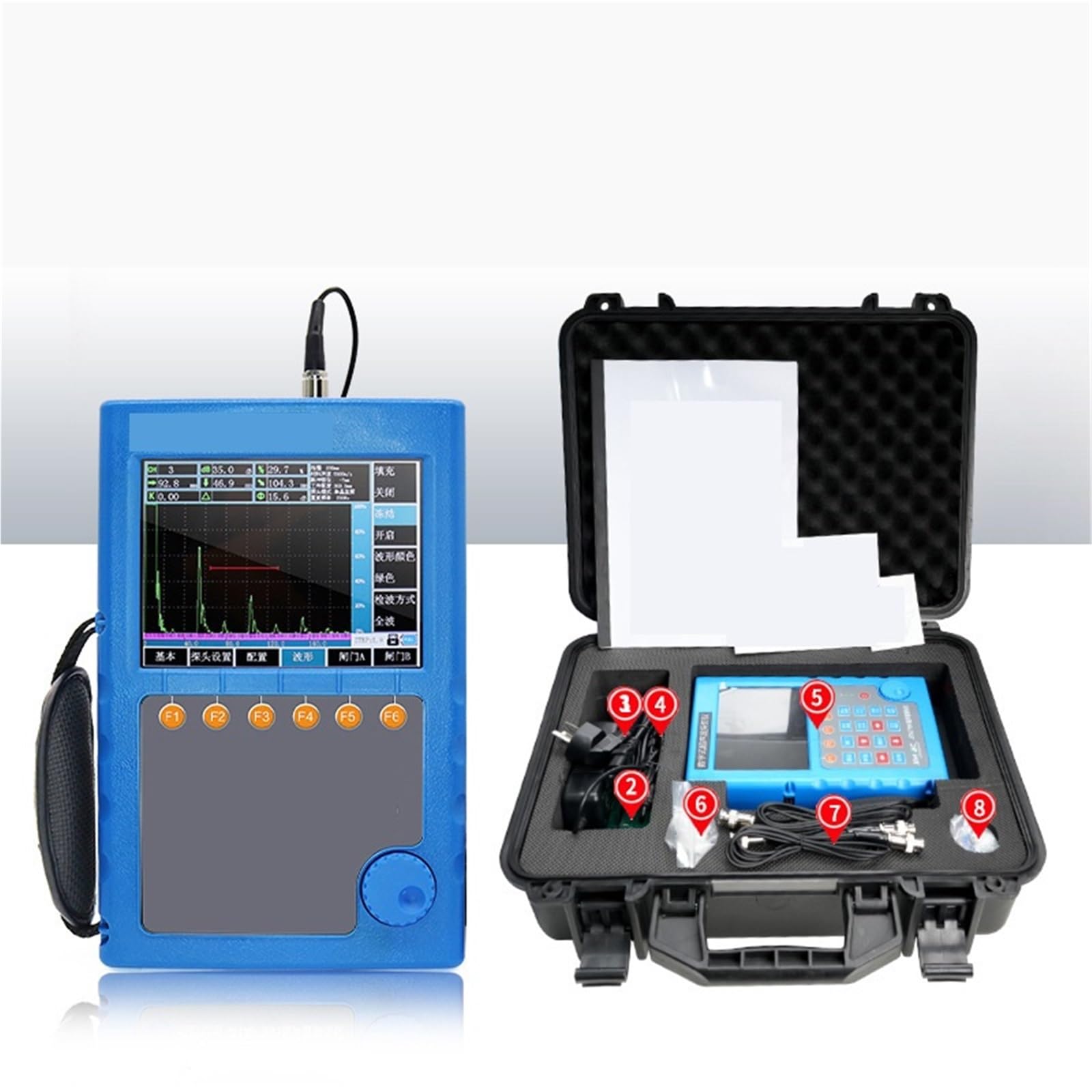 Détecteur de défauts numérique, Détecteur de défauts numérique JITAI991 for soudures de tubes en acier, pièces moulées et fissures métalliques pour l'inspection des soudures