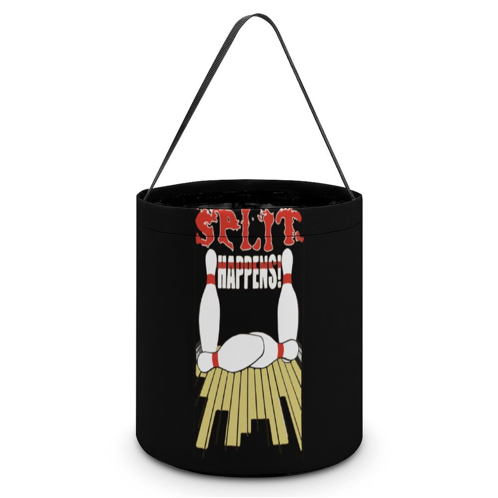 Split Bowling Cute Easter Basket Bags Eggs Bucket Candy Tote Decorations Gifts Party Storage Bag