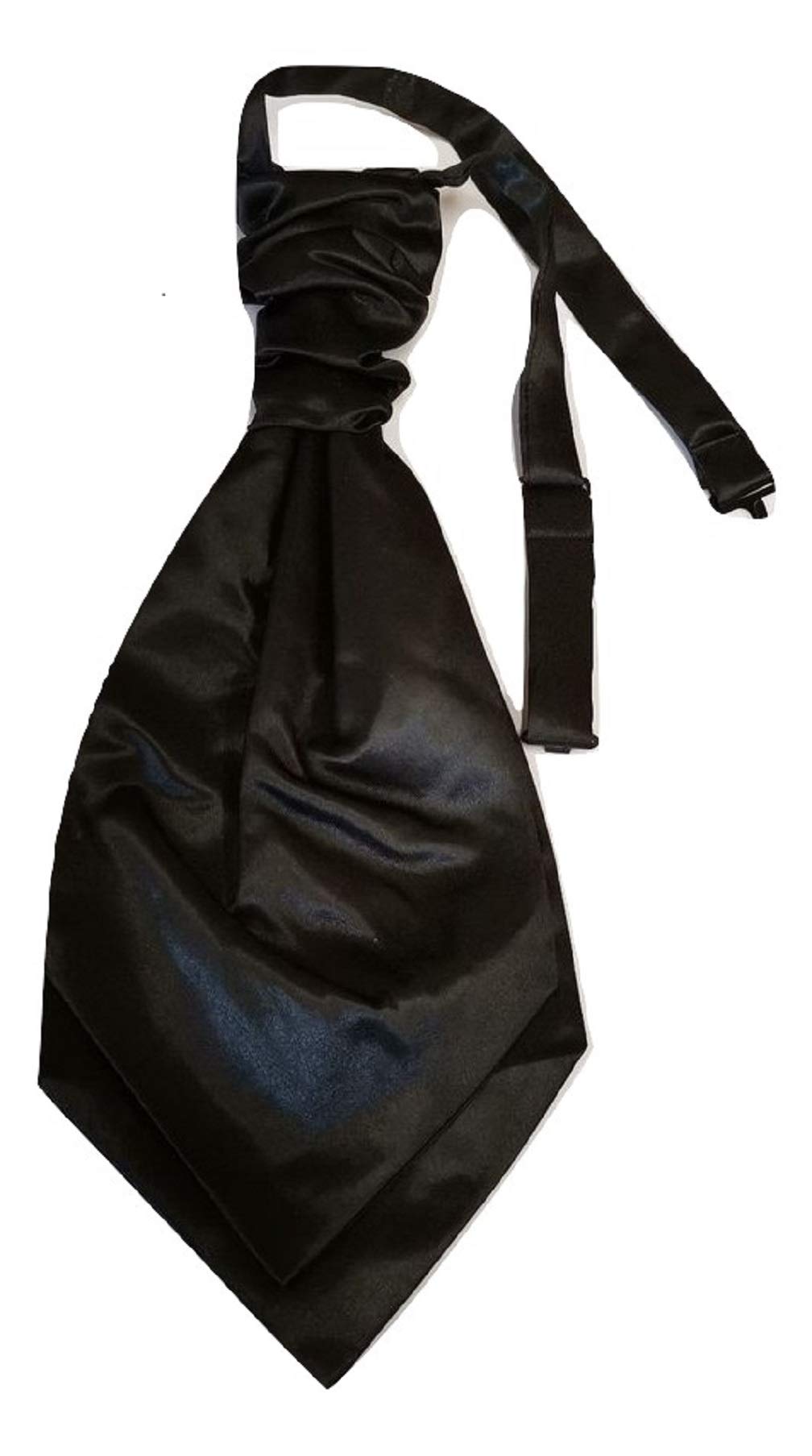 L&L® Black Collection Woven Paisley Jacquard Silk Knit Satin Tie Wedding (Cravat)