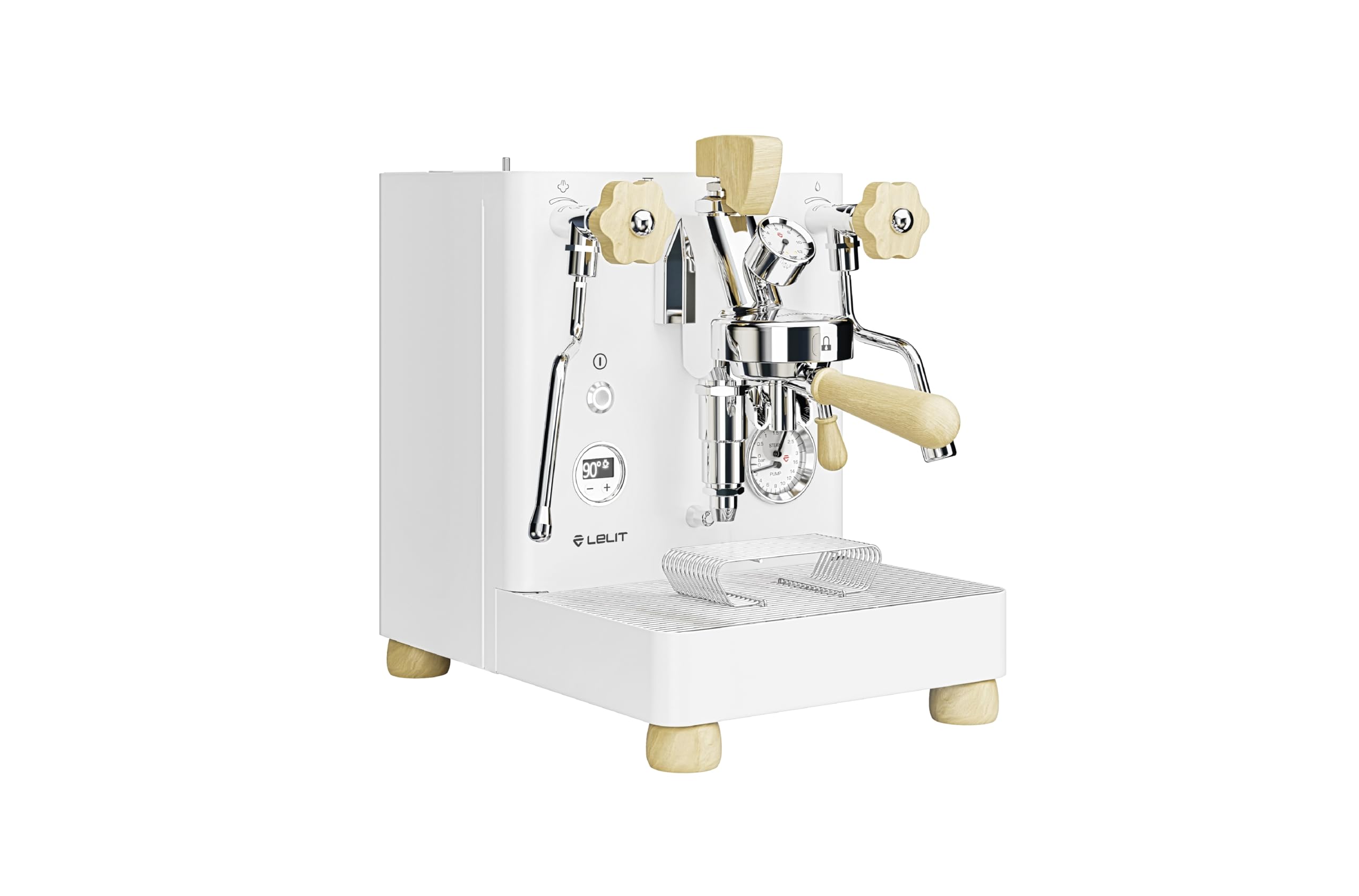 Lelit - Bianca Coffee Machine - With Milk Frother & Dual Boiler System - PL162T-4G40 - White