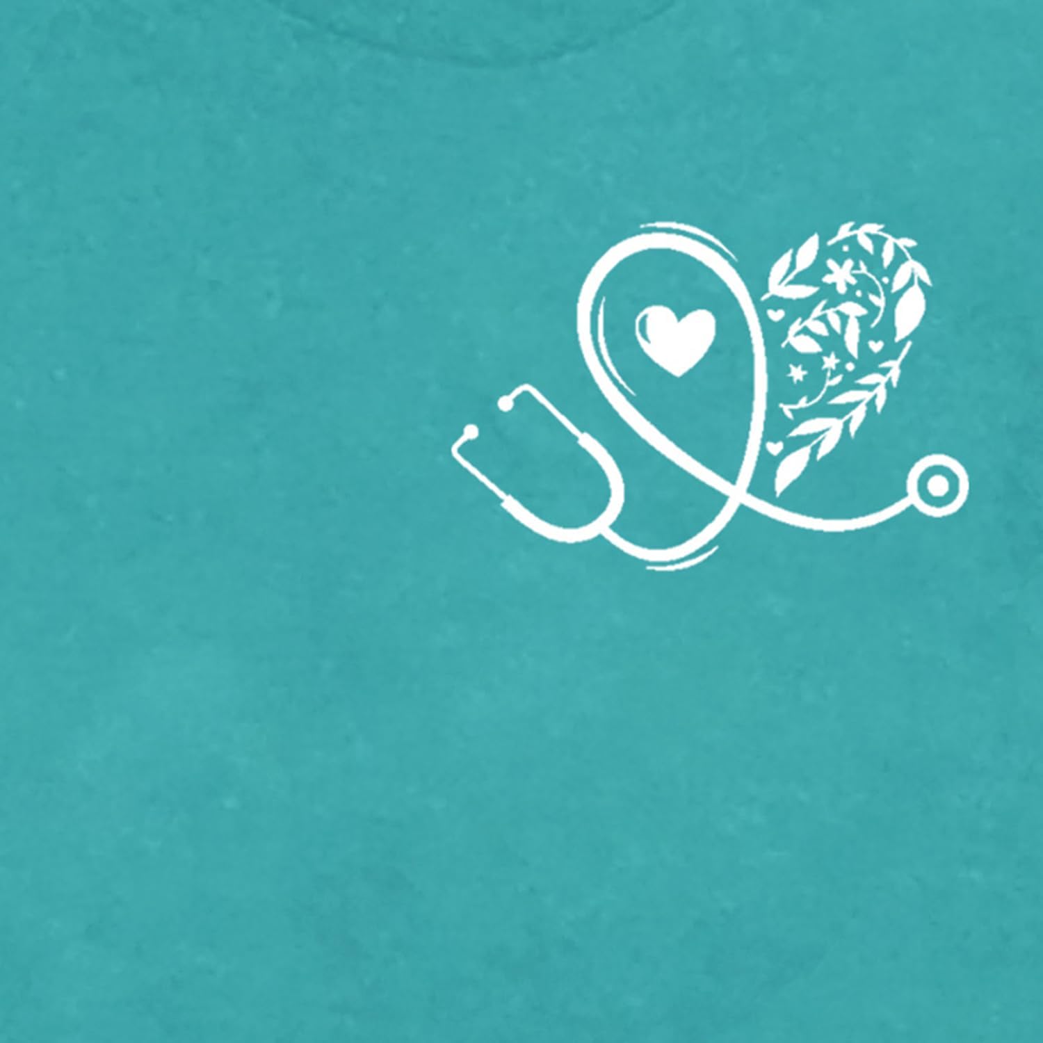 Nurse Shirts for Women Nurse Day T-Shirt Nursing Stethoscope Heart Tshirt Heartbeat Tee - Image 6