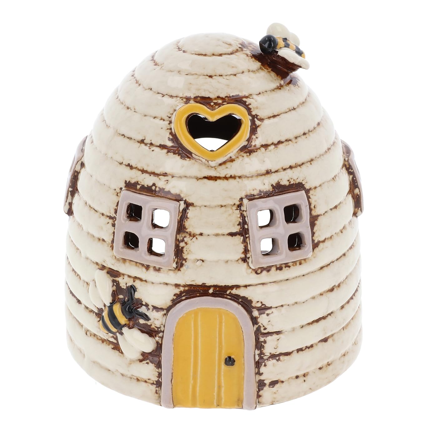 Shudehill Giftware Cream Village Pottery Mini Beehive Tealight
