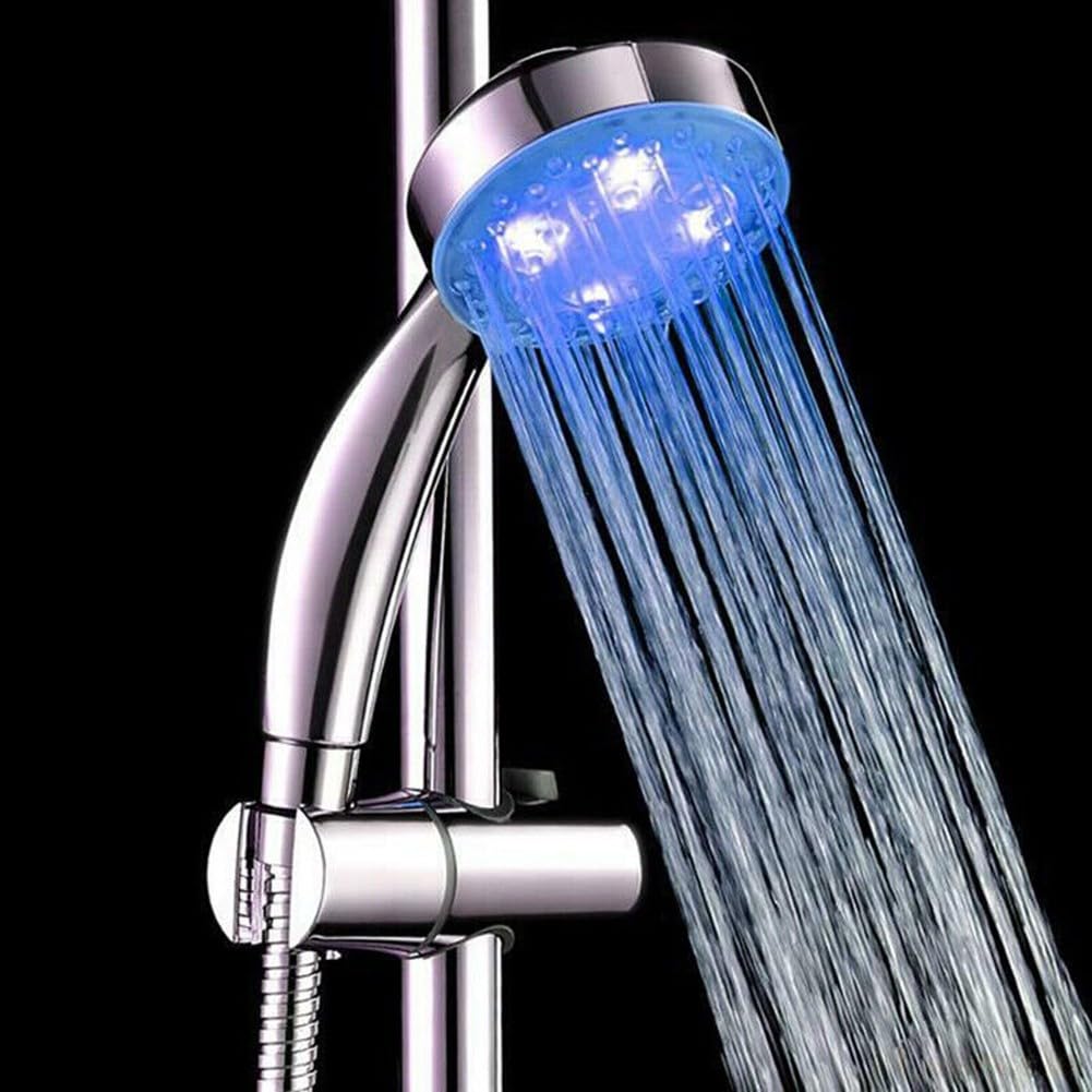 Soffione doccia a LED con cambio automatico di colore in ogni goccia