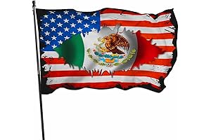 MexUSA Friendship Flags 3x5 Ft with Brass Grommets