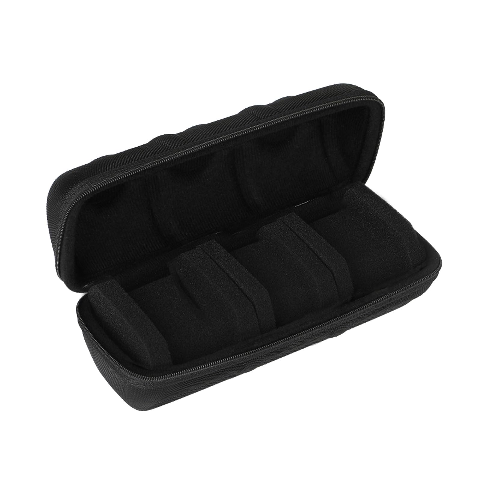 Portable Watch Storage Box Water Proof Unique Zipper Travel Carrying Case Coin Storage Bag for Smartwatch Wristwatch Box Shockproof Watch Organizers Holder Bag Clear Small Organizers with Zipper