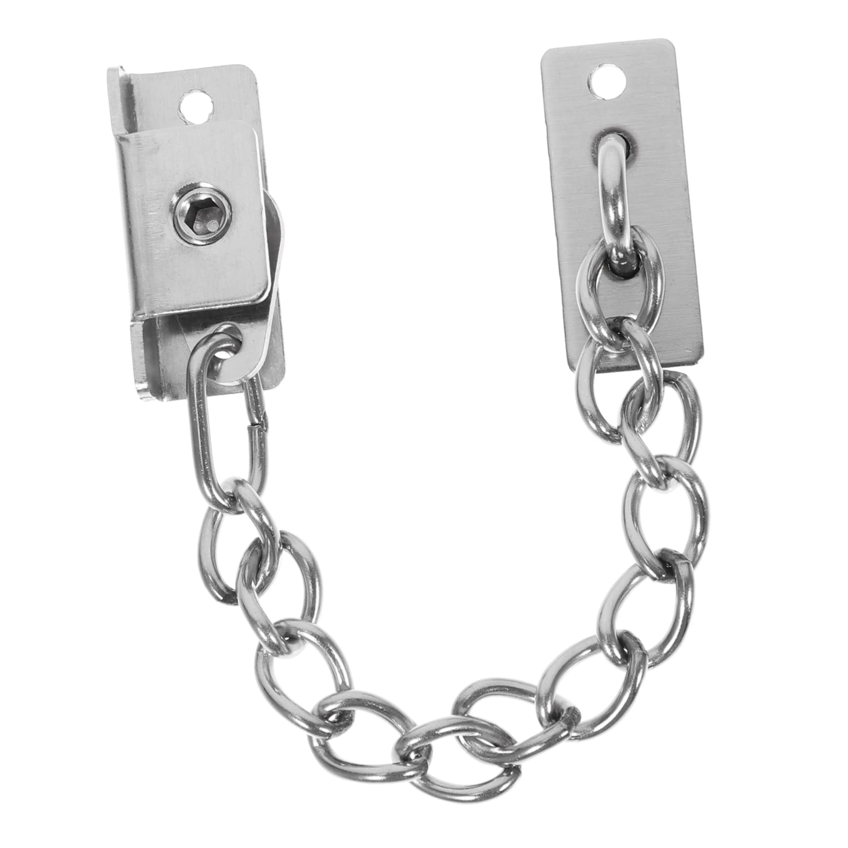 Mipcase Safety Locks for Doors Door Safety Lock Safety Window Locks Indoor Security Chain Lock Door Chain Lock Security Lock for Indoor Window Safety Chain Lock Stainless Steel Silver