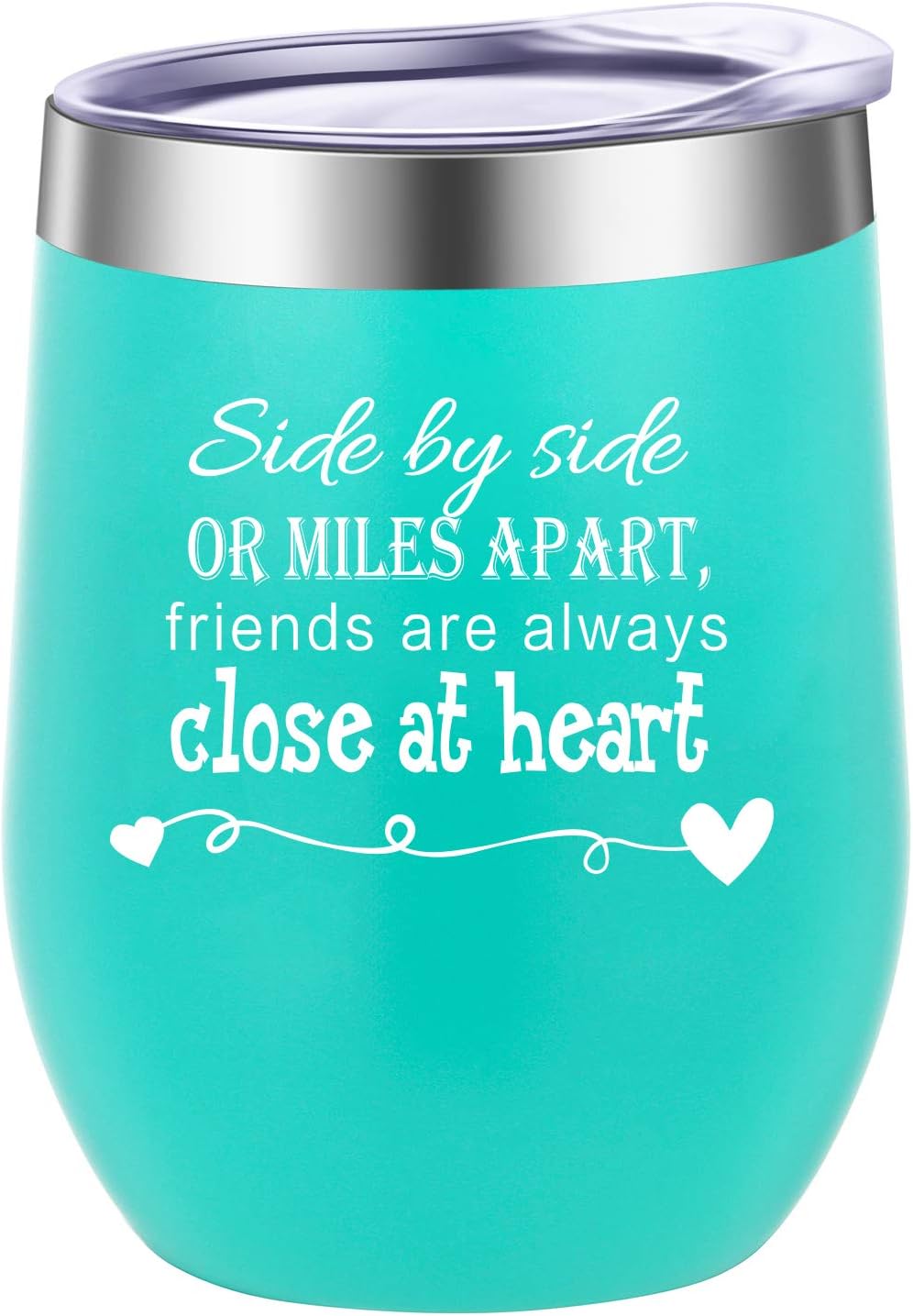 Side By Side or Miles Apart,Friends Are Always Close at Heart