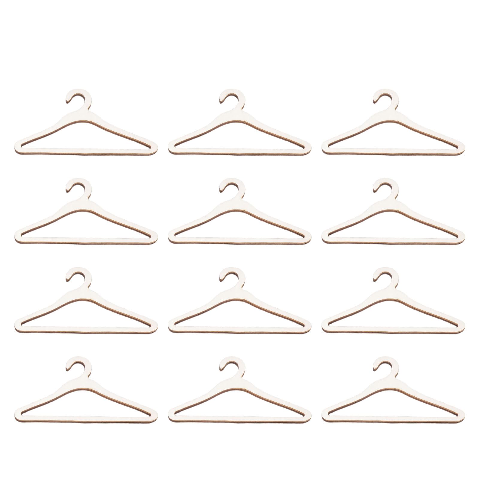 Rod Wooden Clothes Hanger for Plush Doll Garments Sturdy Storage Organizers for Kids Room and Wardrobes Clothes Hanger for Plush Toy