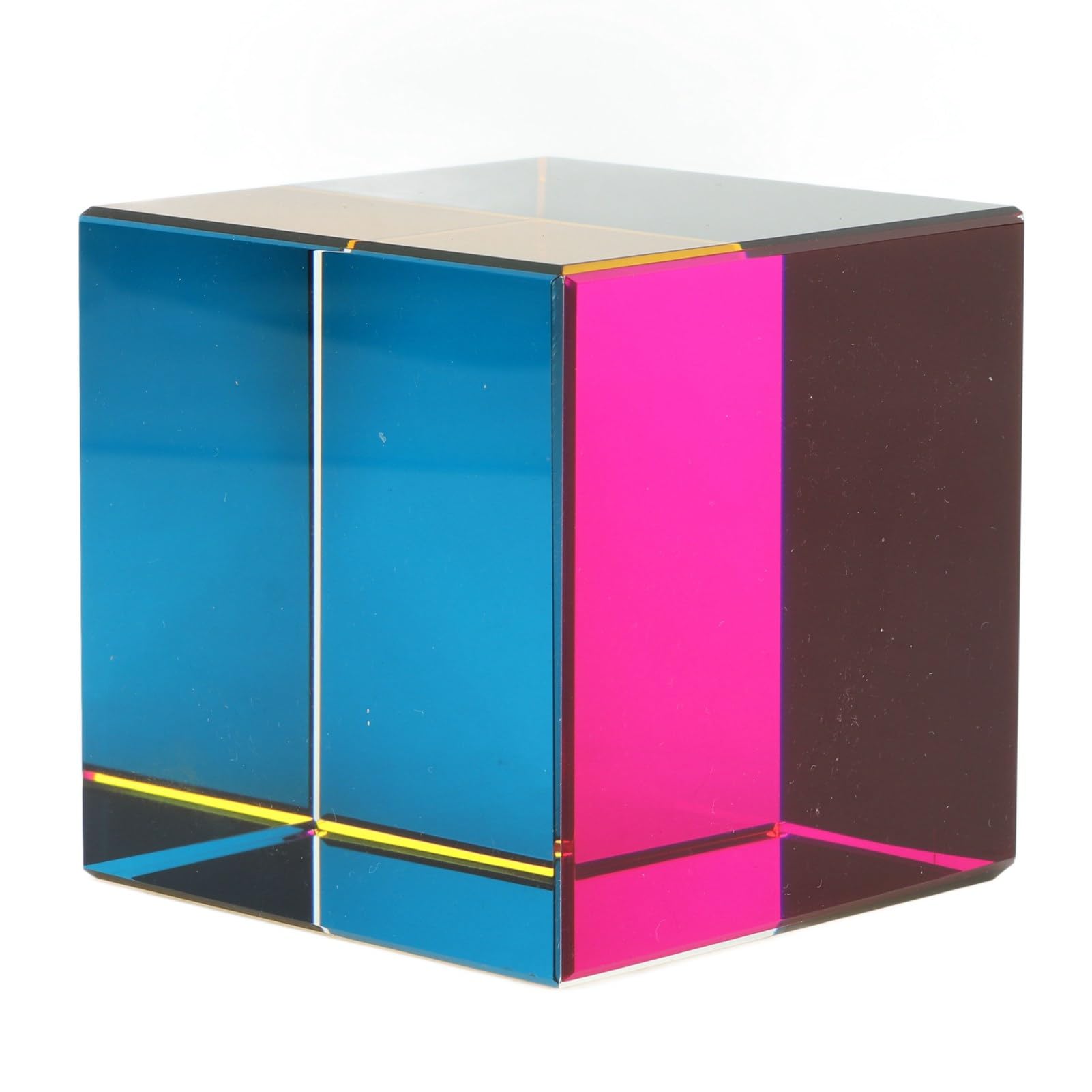 CHICIRIS Prisme en Verre Optique Cube de Couleur pour l'art de Réfraction
