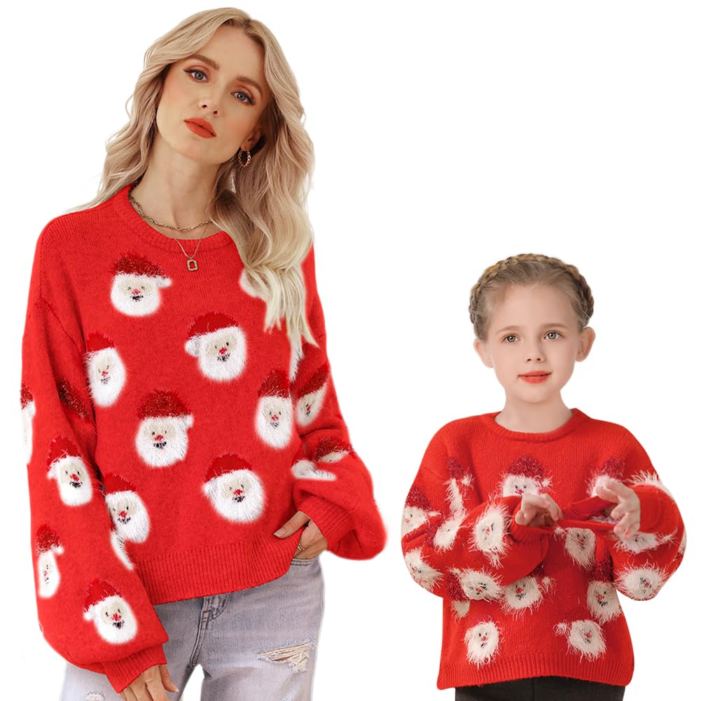 Pull de Noël pour femme doux et chaud qui ne pique pas - 7