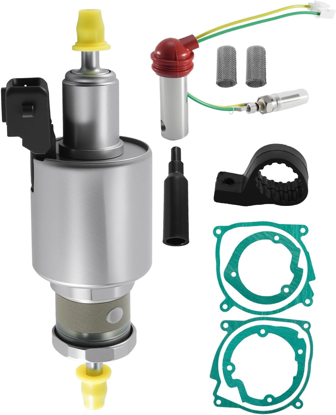 12V Heater Glow Plug Repair Kit and 12V Fuel Metering Pump Heater 22451901 Fit for Eberspacher Espar Airtronic 2KW D2 D4, Parking Heater Maintenance with Strainer Screen, Classic