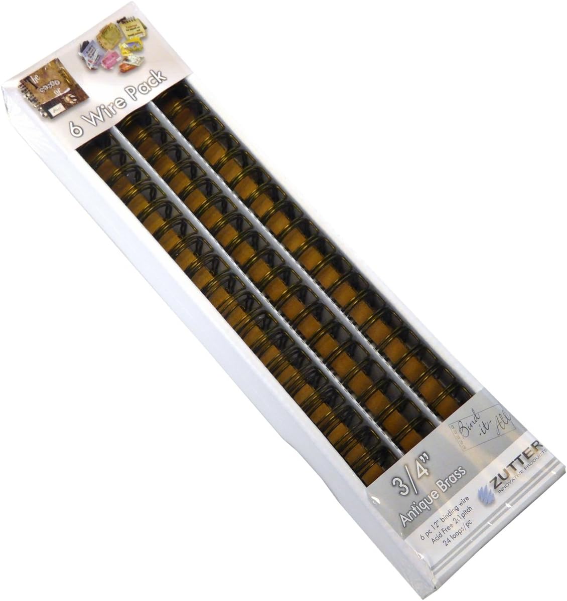 Zutter Owire 3/4-Inch, 6-Piece, Antique Brass