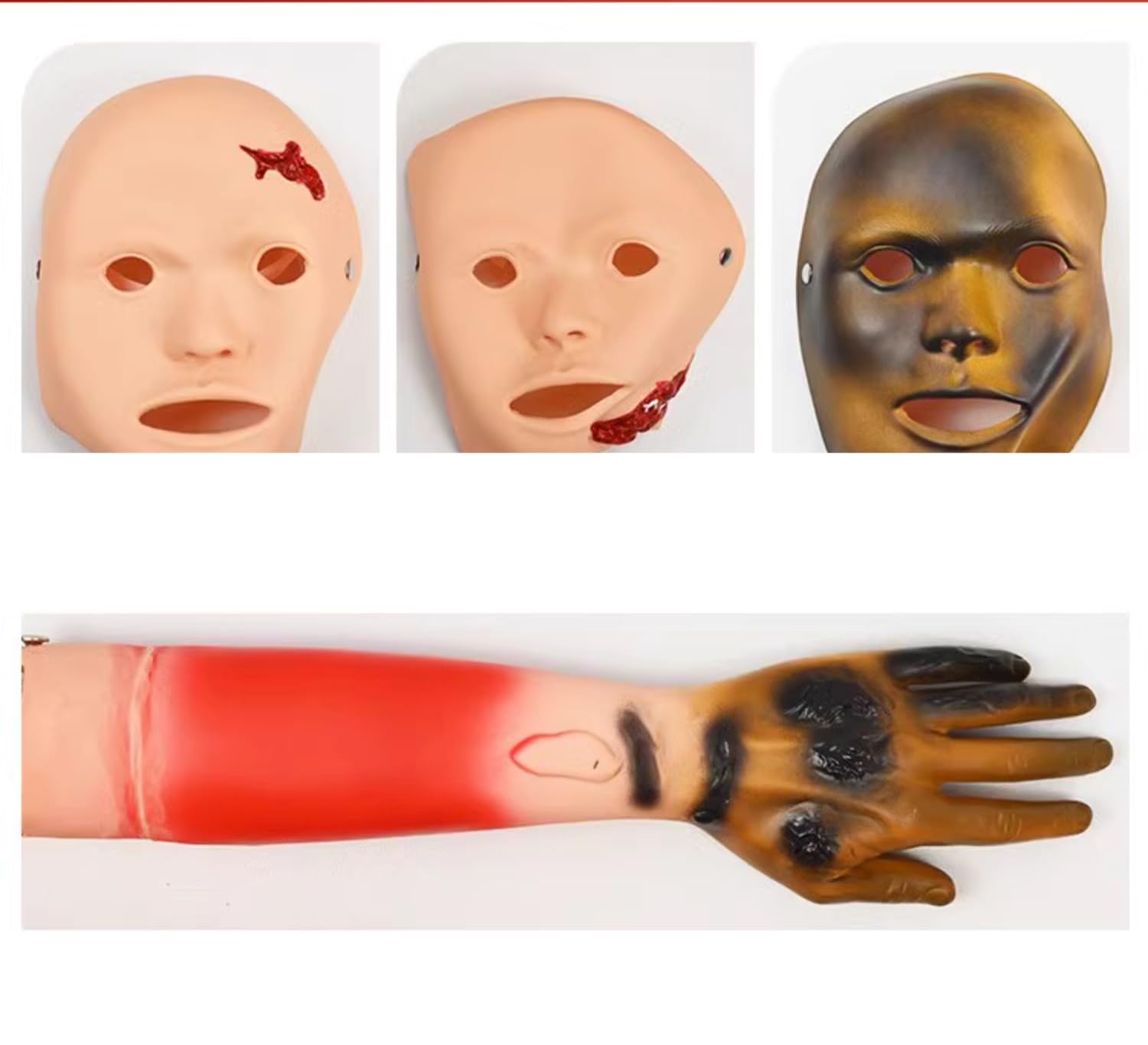 Simulatore di allenamento per la cura del trauma per emostasi delle estremità, pratica di bendaggio di primo soccorso, simulazione multifunzionale di fratture e ustioni