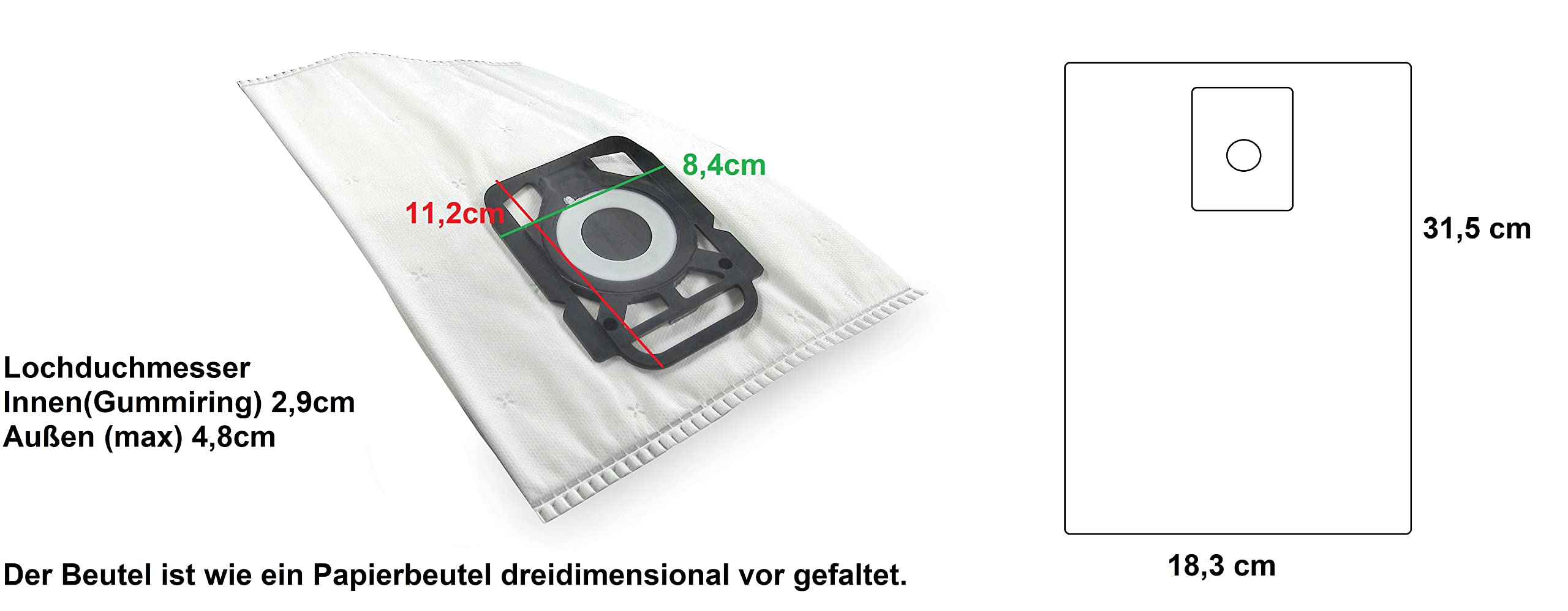 Lot De 10 Sacs D'aspirateur Kallefornia K339 - En Microfibre | FindTheDeal