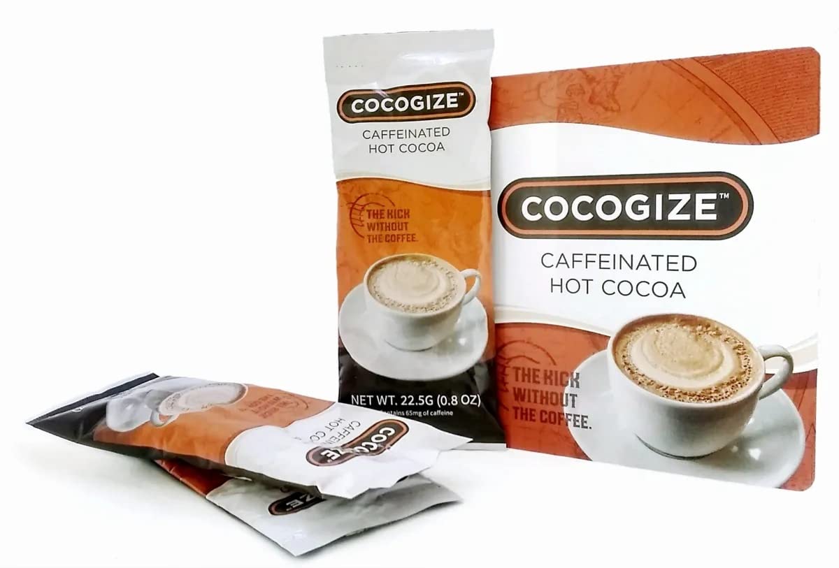 Amazon.com : Cocogize CAFFEINATED HOT CHOCOLATE (30 Count), WHITE
