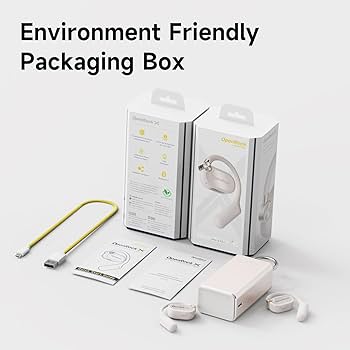 OpenRock X Open-Ear Headphones, Upgraded Silicone Earhooks