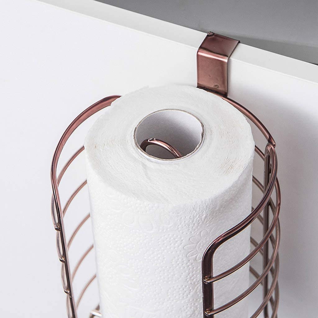 FFOCCO Toilettenpapierhalter aus Metall, Reserverollenbehälter für Kinder-, Gäste- und Bürobadezimmer Present
