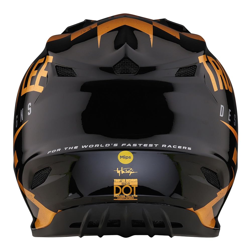 Troy Lee Designs Se4 Polyacrylite Warped Yellow TLD-10932705 Offroad