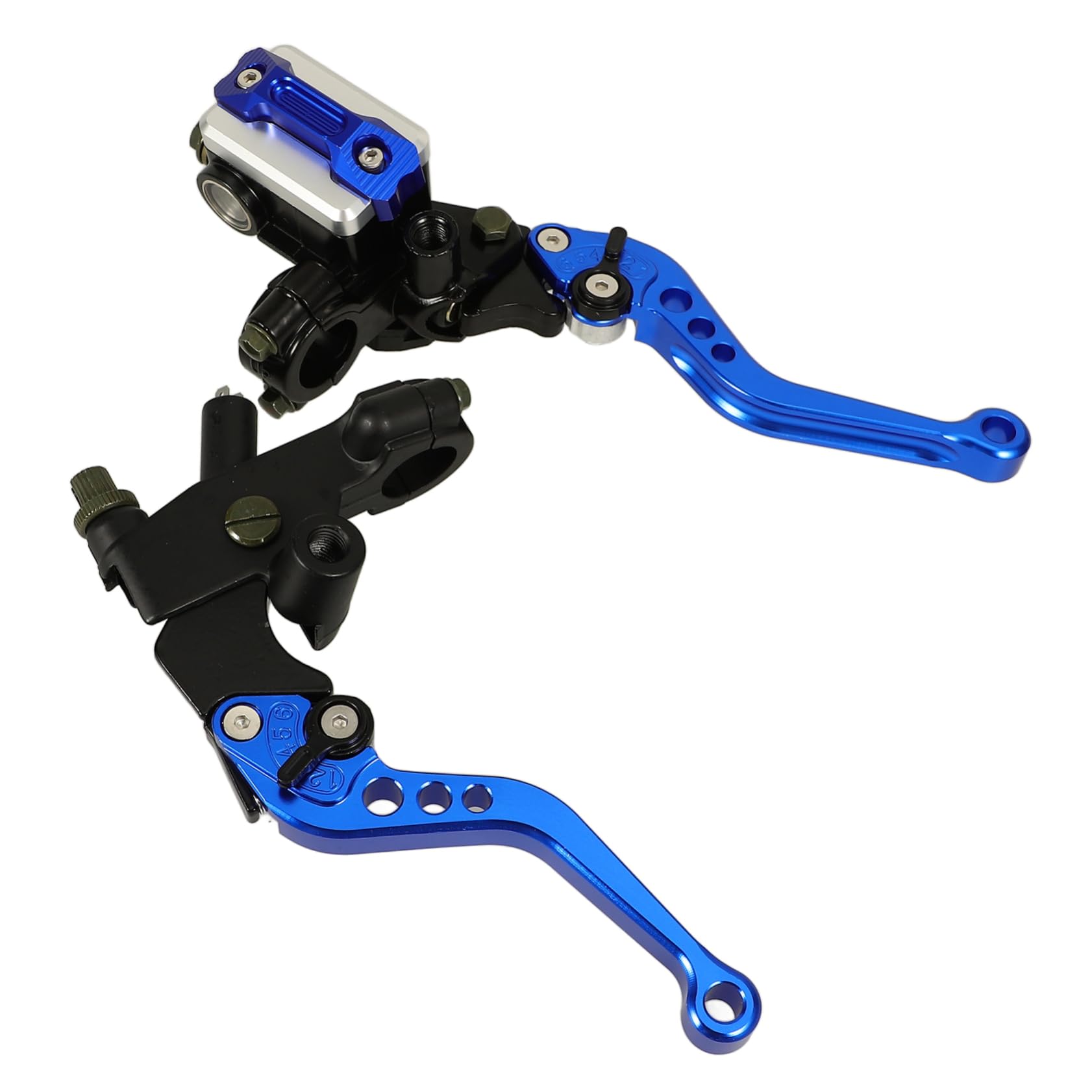 Levier de frein moto UKCOCO guidon ajustable lot de 2 pièces