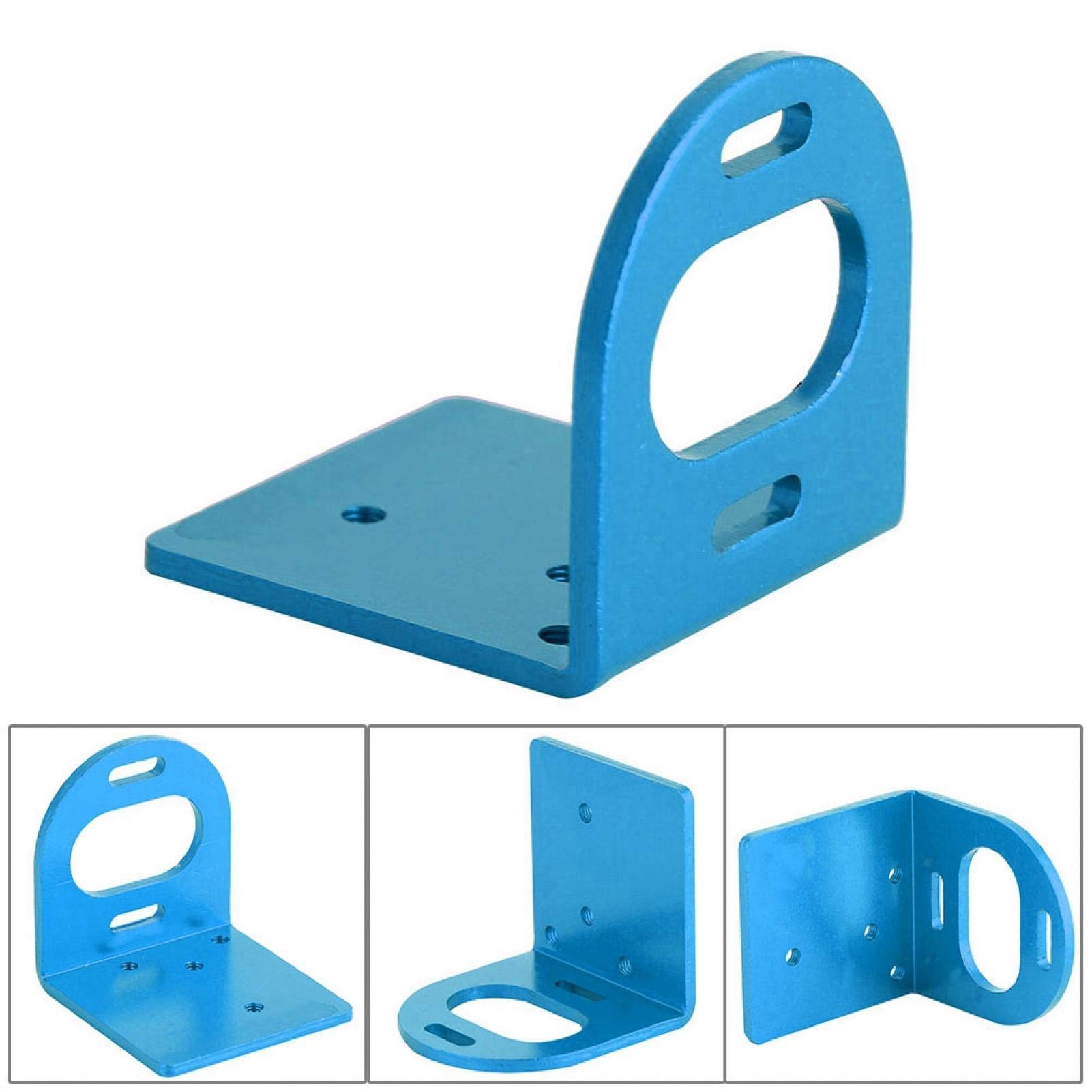Supporto Motore Regolabile Drfeify Per Auto RC - Base A L In Metallo Per Motori 540, 3660, 3650, Argento - 2