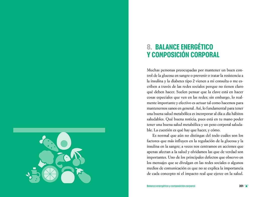 Equilibra tu glucosa: Mejora tu salud metabólica y reduce grasa corporal con rigor y ciencia (Alimentación saludable)