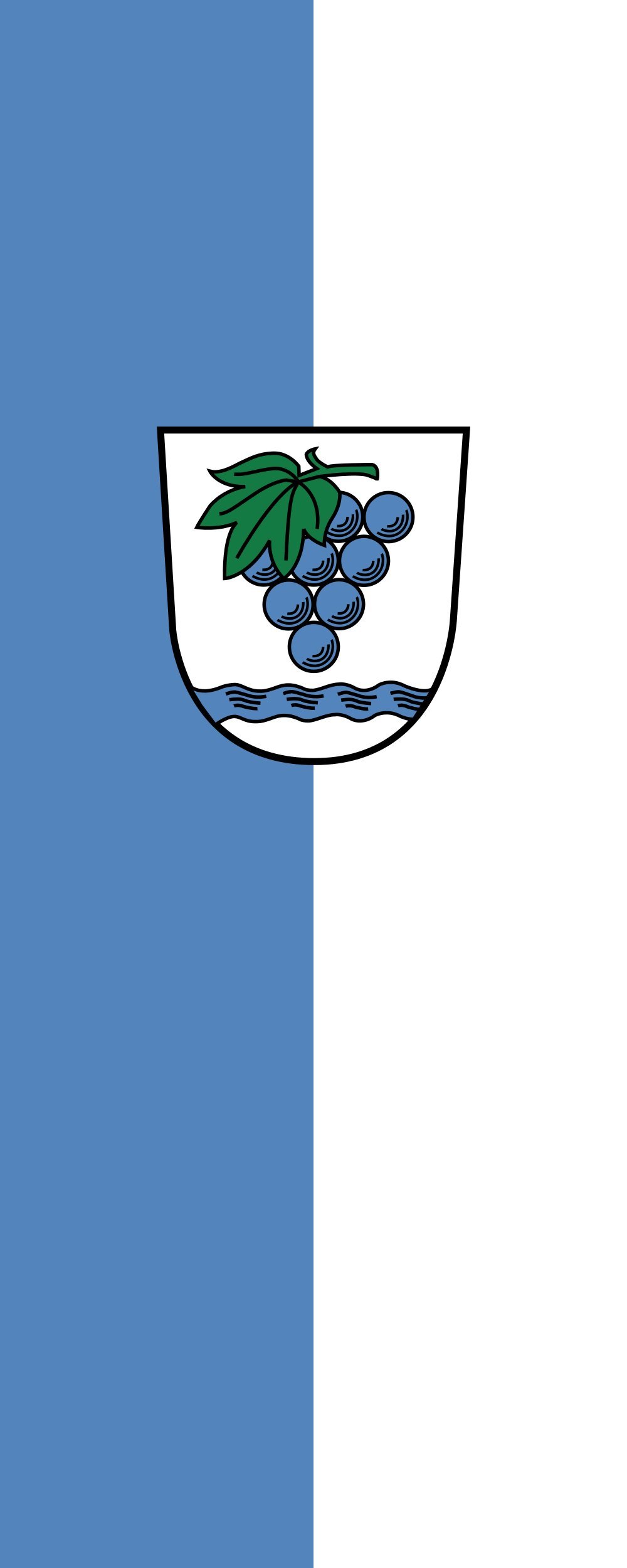 Drapeau Weil am Rhein drapeau portrait vertical de 3.5m² pour mât public