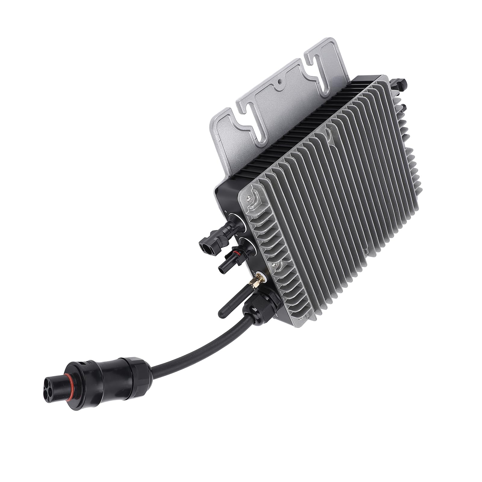 HEEPDD 800-W-Solar-Grid-Tie-Mikro-Wechselrichter mit MPPT, Reiner Sinuswelle, IP67 Wasserdicht, WLAN-Überwachung, Aluminiumlegierung