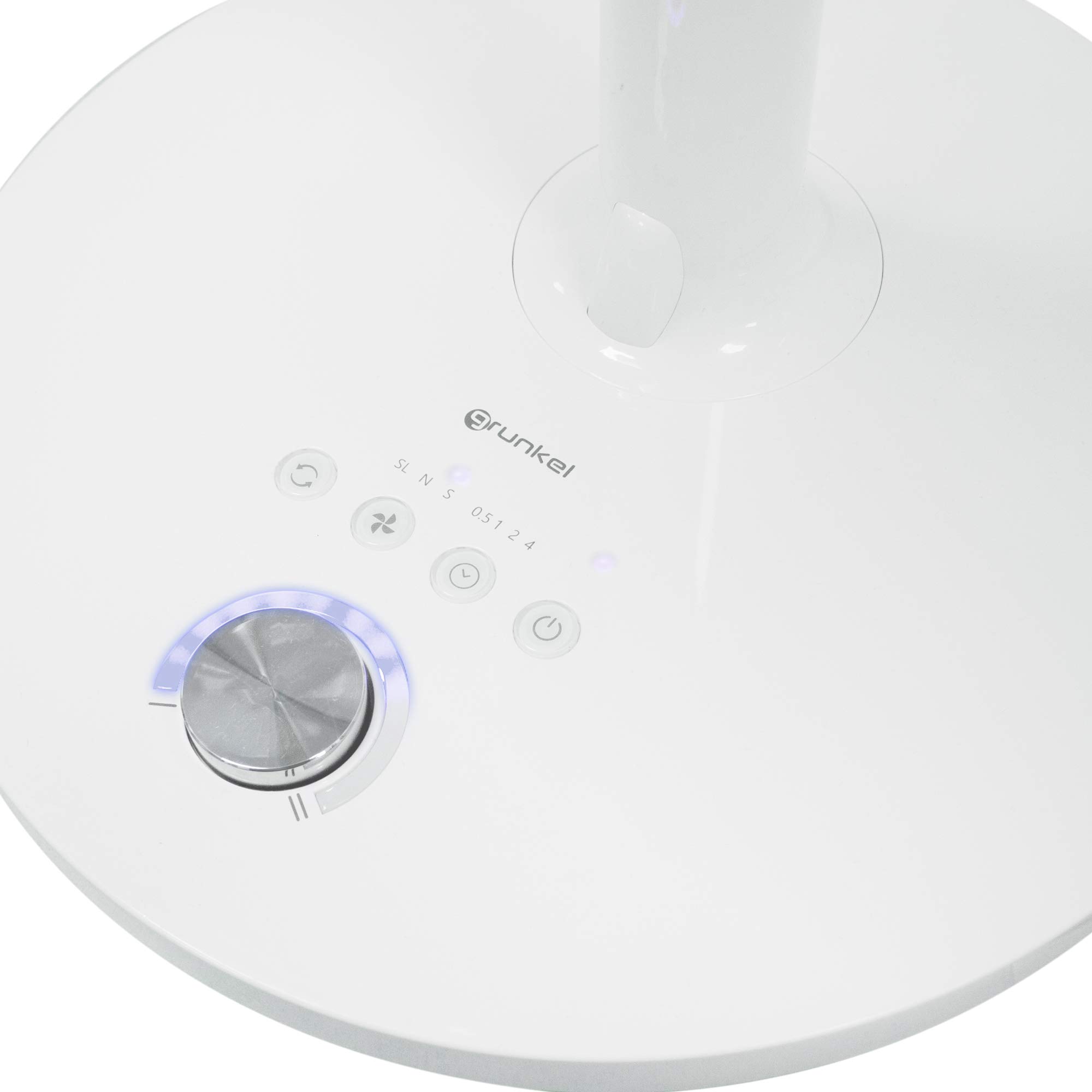 Grunkel - Fan Silence Plus Ventilador de Pie silencioso con Mando a Distancia, 12 velocidades