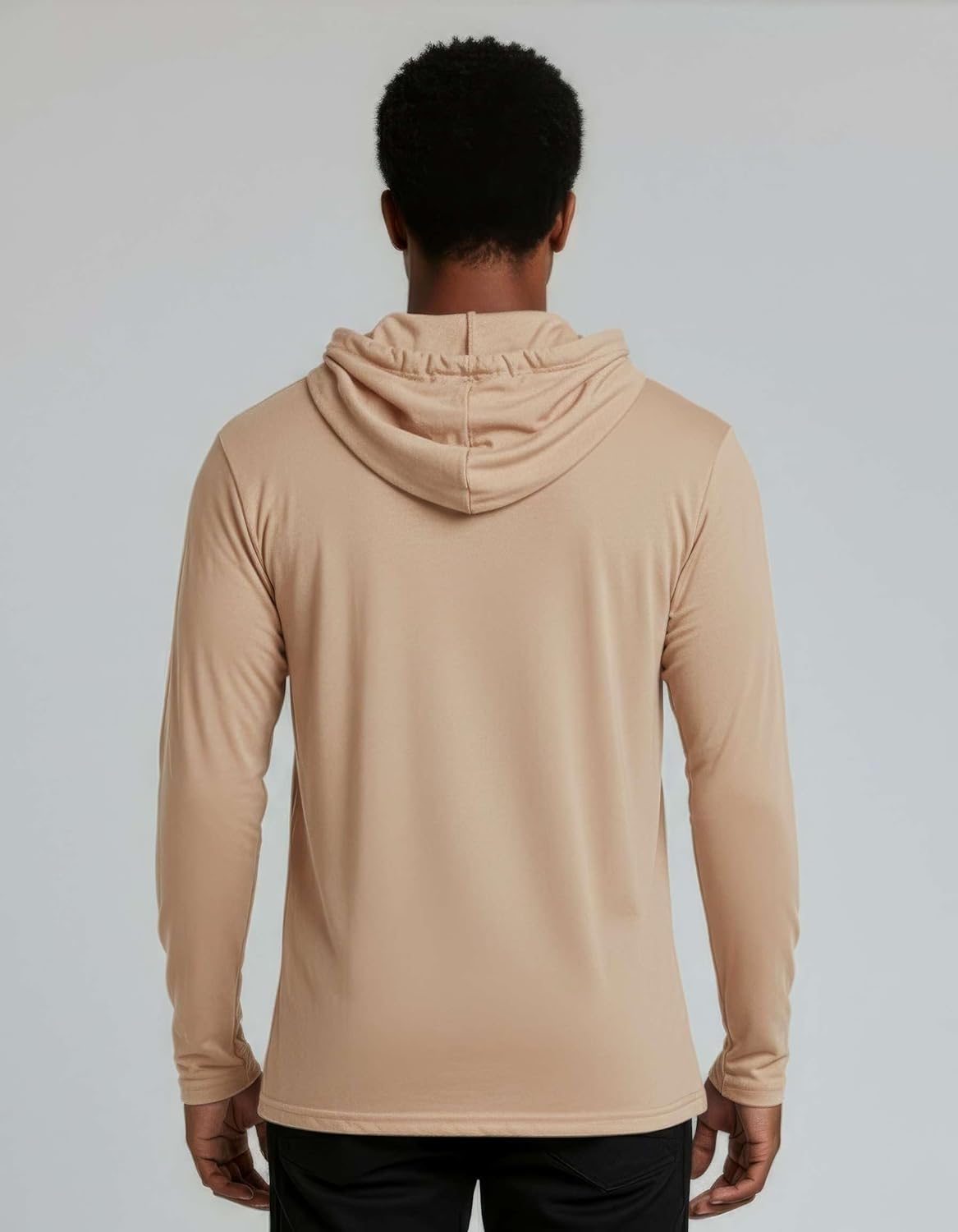 Real Essentials 3 Pack: Men's Cotton Lightweight Casual Pullover Drawstring Hoodie With Pocket (Available In Big & Tall) - Image 6