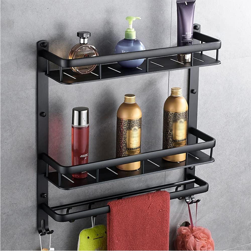 Shower Caddy Stainless Steel Bathroom Corner Shelf Shower Room Rack For Body Wash Bottle Toilet Corner Table Shelf