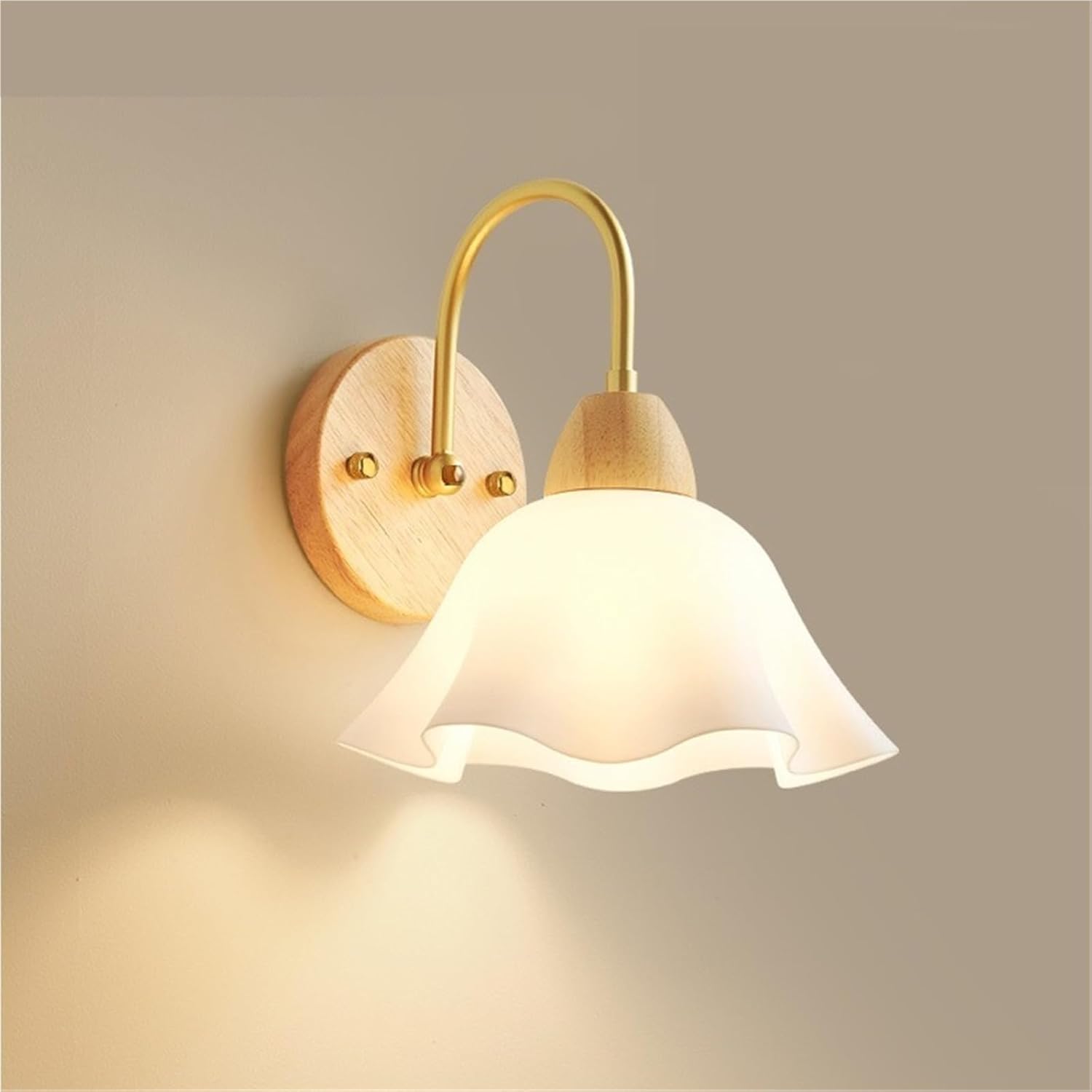 壁取り付け用燭台 リビングルームの背景の壁の花のライトシンプルでモダンな高級階段廊下のベッドサイドランプ 壁掛け照明器具