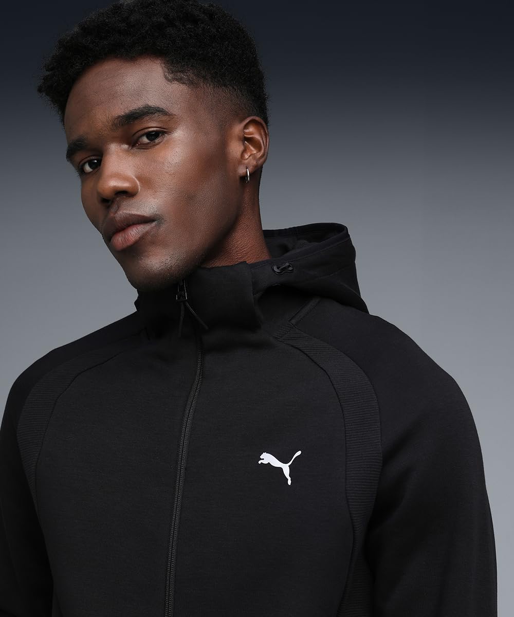 PUMA Evostripe FZ Hoodie Dk Giacche di Felpa Uomo (Pacco da 1)