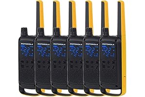 Motorola T600 H2O Two Way Walkie Talkies 6-Pack