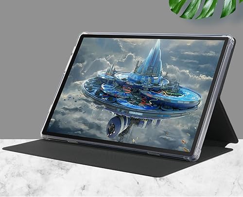Miniatura 2 de Funda para tablet CHUWI Hi10 XPro de 10.1 pulgadas, ultrafina de piel sintética, delgada, con múltiples ángulos de visión, con función de encendido
