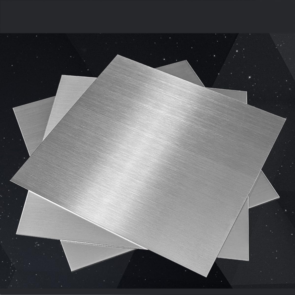 Lastra Acciaio Inox Durevole per riparazioni, modellismo e Costruzioni,1.4×300×400mm