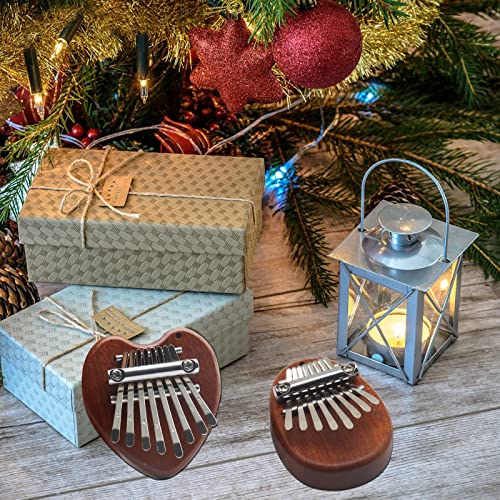 Mini Kalimba 8 touches WorthPlanet Mini piano à pouce exquis piano à doigt en bois portable avec lanière noire pour… - Les Beatles, Paul McCartney, John Lennon, RIngo Starr, George Harrison Mini Kalimba 8 touches WorthPlanet Mini piano à pouce exquis piano à doigt en bois portable avec lanière noire pour… – Image 8