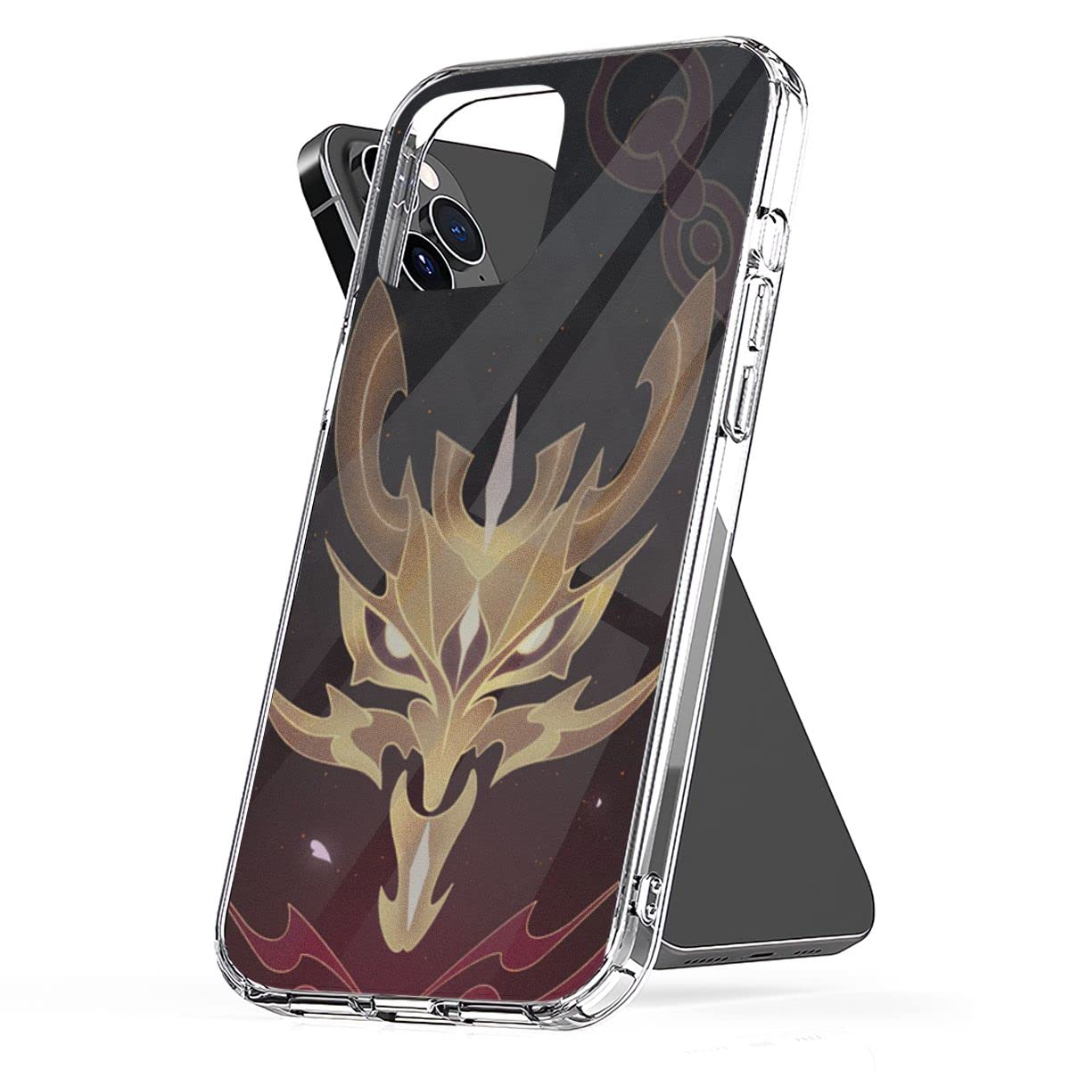 Phone Case Genshin Cover Games Accessories Impact Shockproof Arataki TPU Itto Protect Official Friendship Namecard Compatible with iPhone 15 14 Pro Max 13 12 11 X Xs Xr 8 7 6 6s Mini Plus Transparent