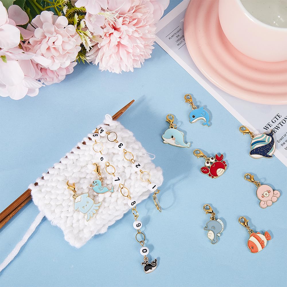 NBEADS 2 Pcs Chaînes De Comptage De Rangs De Tricot Chat