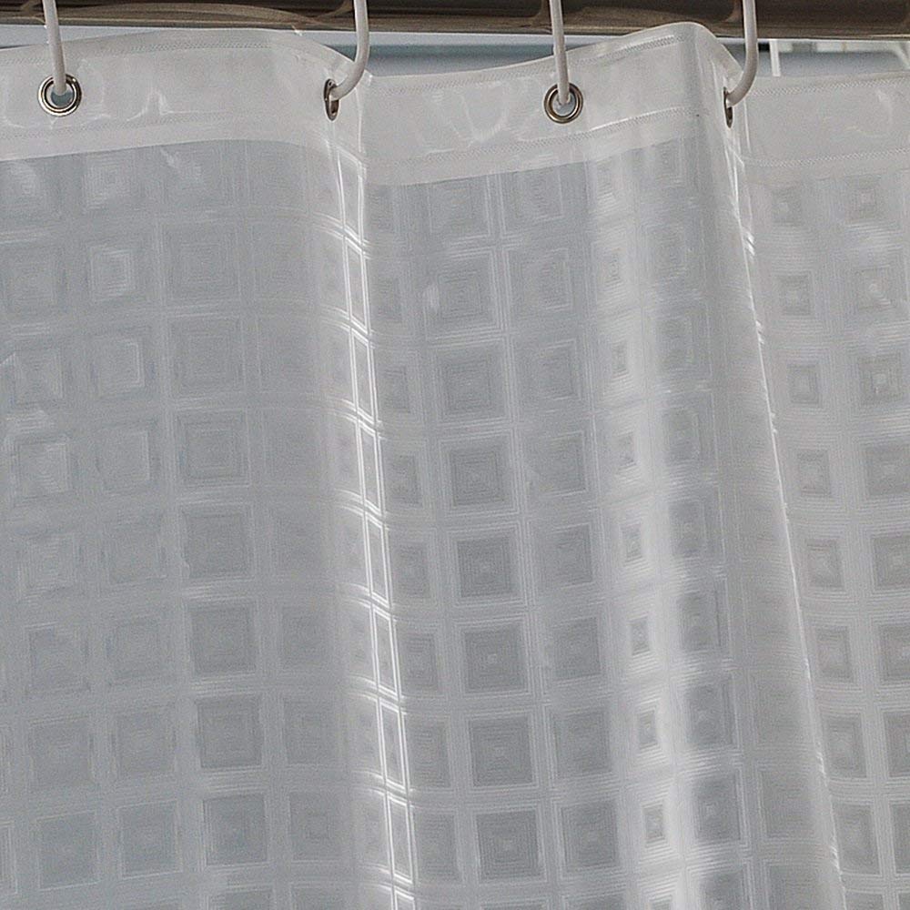 Cortina de ducha Mu Household para baño, cortina de ducha antimoho, cortina de ducha impermeable, cortina de ducha más gruesa, cortina antiarrugas, 180 x 22 cm