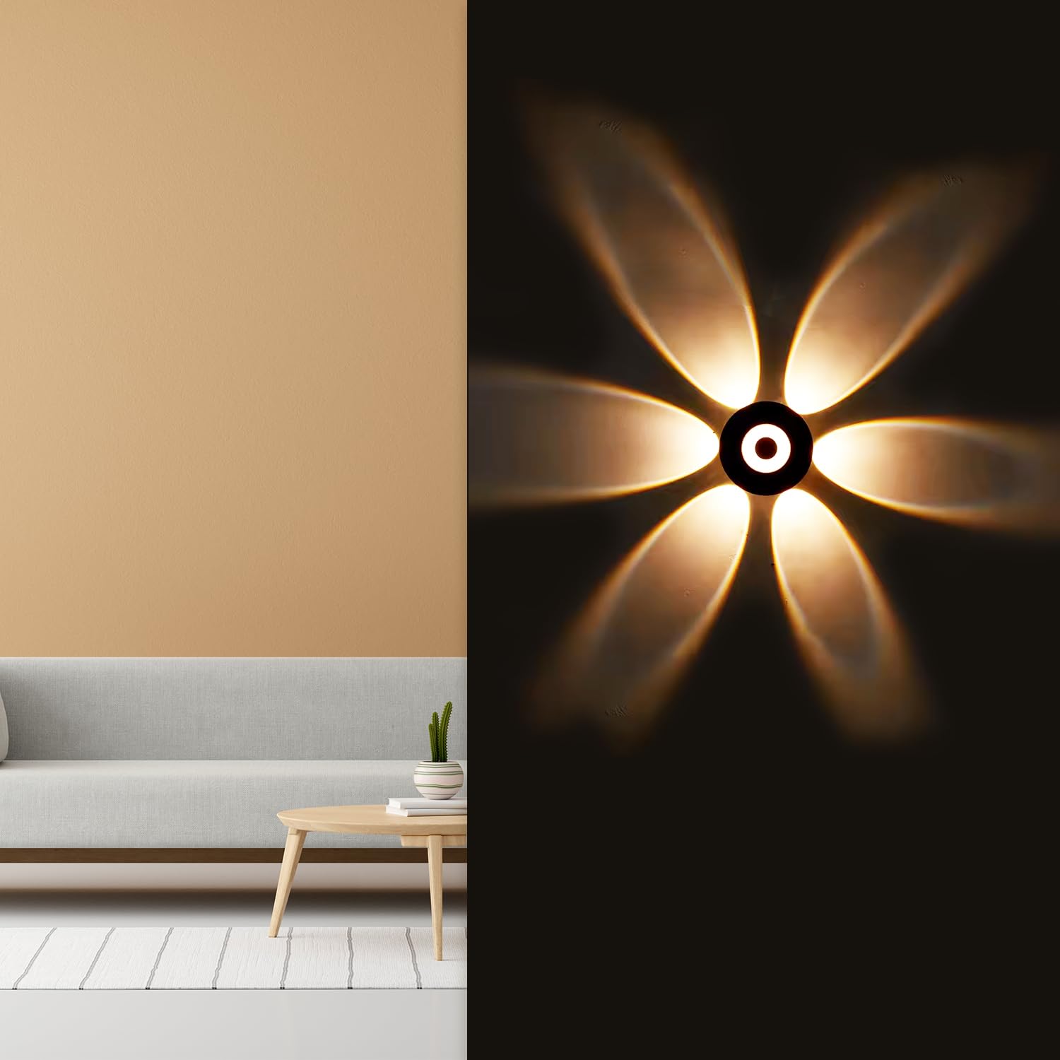 unico wood work light ceiling by 6bulb②