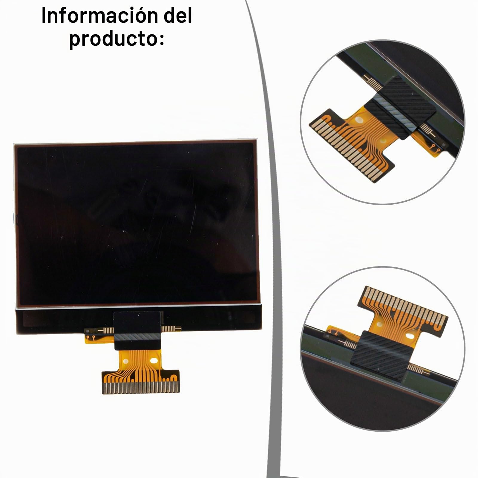 Pantalla LCD para salpicadero 1TD920862 1K0920861M para Golf V 2003-2011 Pieza de repuesto para salpicadero