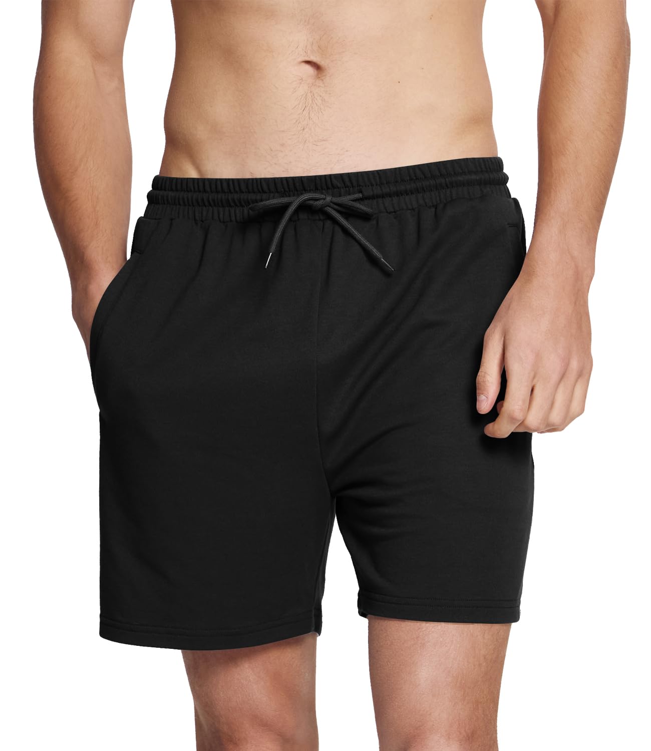 BAMBOO COOL Mens Athletic Shorts Dry Loose-Fit Running Workout Gym Shorts Breathable Lightweight Activewear with Pockets