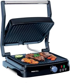 Grill elétrico mallory asteria – multifuncional placas antiaderentes 1