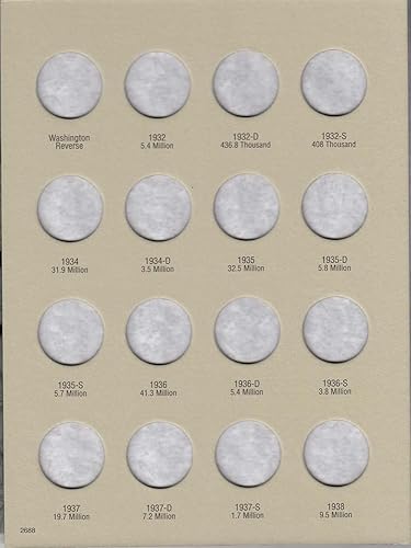 Miniatura 2 de H.E. Harris & Co. US Washington Quarter Carpeta de monedas de cuatro volúmenes 1932  1998# 2688.2689.2690.2691
